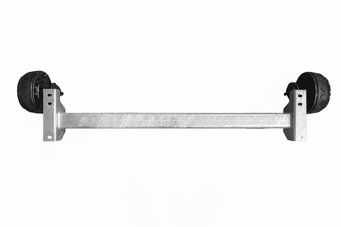 KNOTT VGB13M bremset aksel for tilhenger/biltransportør 1350 kg 1200 mm 1550 mm 5x112