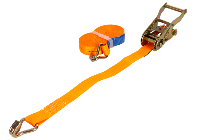 UNITRAILER 8m/25mm/1t oransje transportbånd med strammer