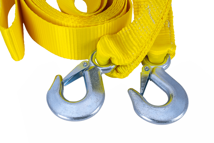Slepetau med kroker UNITRAILER slepestropp 5m/50mm/4t gul