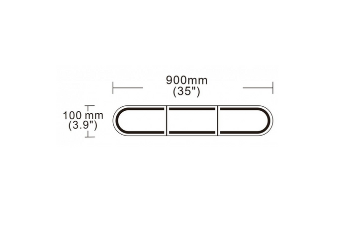 KAMAR BLK0058 LED-varselbjelke, blinklys med 6 funksjoner