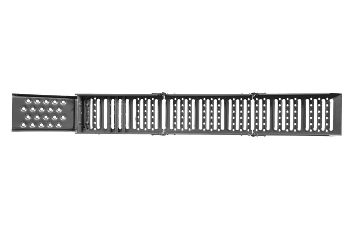 UNITRAILER ALR005 sammenleggbar rampe stålrampe for tilhenger 200 cm 250 kg