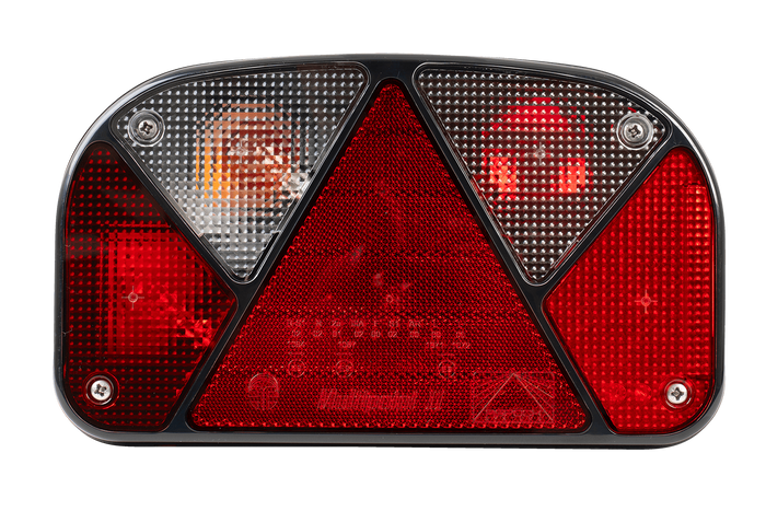 ASPÖCK Multipoint II baklykt, 6 funksjoner, venstre