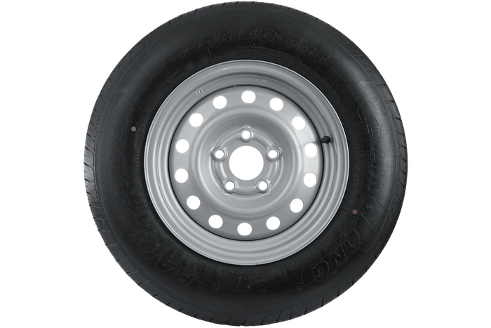 Sett med to forsterkede hjul for tilhenger LINGLONG DEKK 185/80 R14C 104/102N UNITRAILER FELG 5,5Jx14"H2 5x112 ET:30
