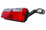 Lampy tylne ASPÖCK EUROPOINT III LED bajonet 7PIN ASS2 z rogiem 7 funkcji lewa+prawa