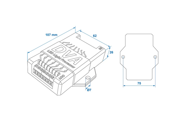 ProPlus 343128S LED-lyskontroller for tilhenger CANBUS 12V-modul