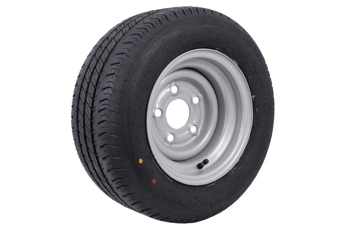 OUTLET Forsterket hjul for tilhenger DEKK LINGLONG 195/55 R10C 98/96N FELG UNITRAILER 6Jx10" 5x112 ET:-4