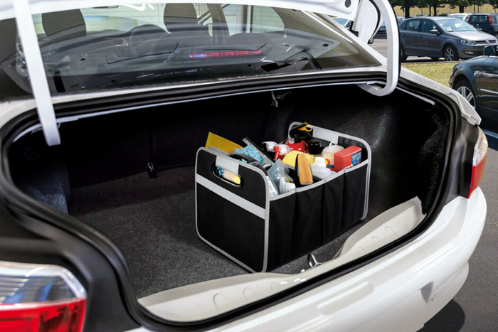 LAMPA Shop&Store L handlekurv sammenleggbar oppbevaringsbeholder 50x33cm