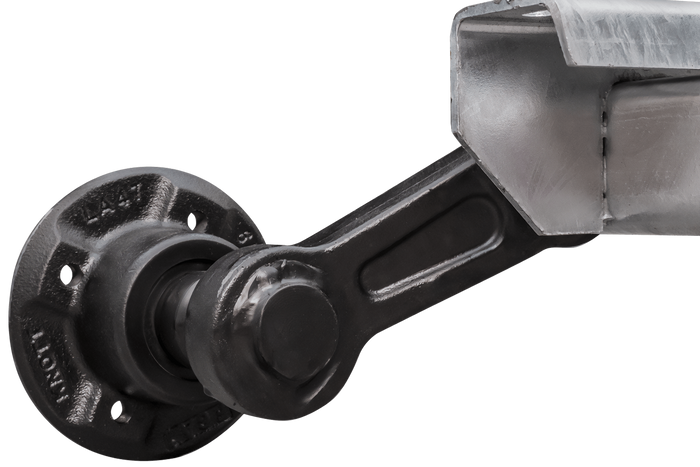 KNOTT VG7-L ubremset aksel for tilhenger 750kg 1380mm 1880mm 4x100