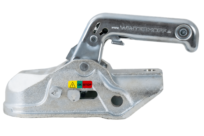 WINTERHOFF WW30-D3-K1414 kulefeste for en 3000 kg tilhenger med 50 mm rørdrag, støpejern