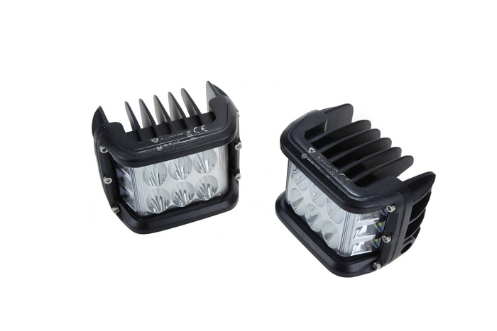 Sett med to LED-arbeidslamper, reflektor TT TECHNOLOGY TT.13209 12xLED 2200lm