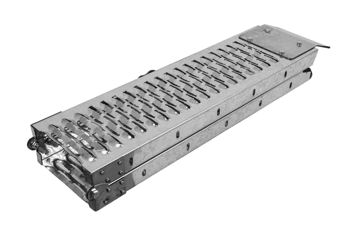 UNITRAILER ALR004 sammenleggbar rampe stålrampe for tilhenger 170 cm 227 kg