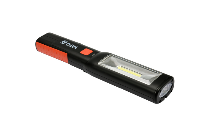 Verkstedlampe + lommelykt YATO YT-08504 LED 3W 250lm