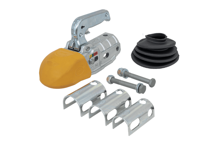 STEELPRESS BC-3000C-00-00+Z3 kulekobling for 3000 kg tilhenger med 35-50 mm rørdrag, støpejern