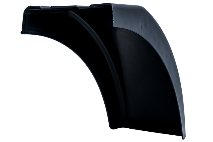 Halvskjerm for tilhenger DOMAR DR1012201 hjulbue 384/200mm høyre