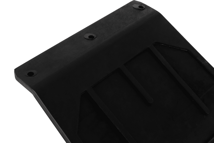 UNITRAILER gummiskjerm, bøyd skjermdeksel, 185/233mm
