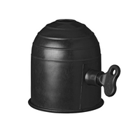 ProPlus 344162 Tilhengerfestekuledeksel svart med lås