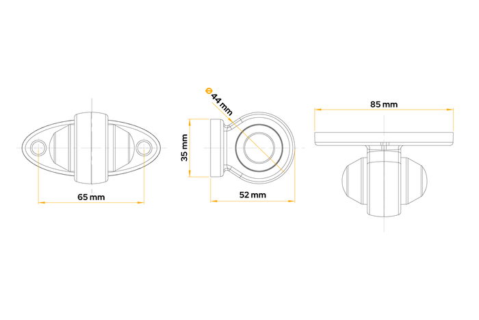HORPOL LD 465 LED-markeringslampe universal