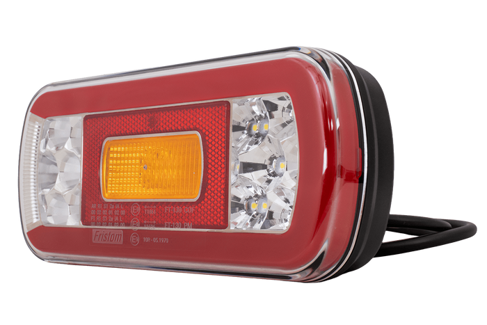 FRISTOM FT-130 COF LED-baklykt, 6 funksjoner, universal