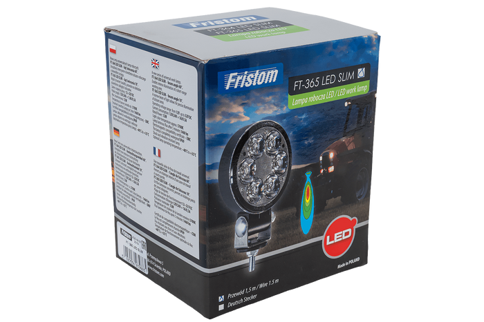 LED-arbeidslampereflektor FRISTOM FT-365 SLIM 6xLED 1500lm