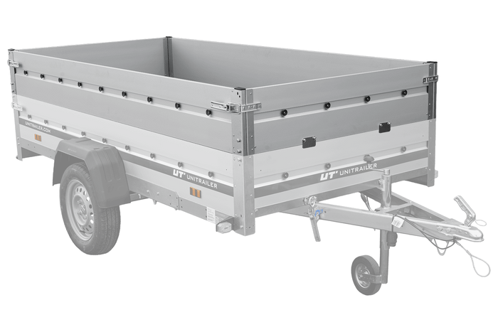 BIS aluminiumsider for UNITRAILER GARDEN 264 KIPP ALU og 264/2 KIPP ALU tilhengere