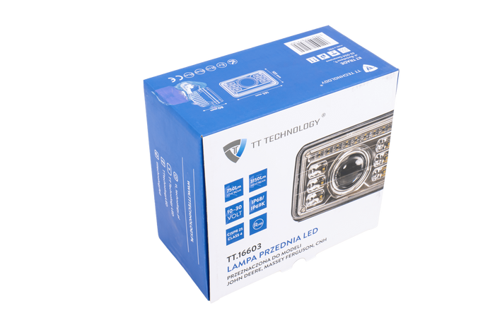 TT Technology TT.16603 LED-frontlykt 3 funksjoner 16xLED 3150 lm for John Deere, Massey Ferguson, CNH