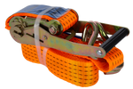 Sett med fire UNITRAILER 5m/50mm/5t oransje transportbelter med strammer