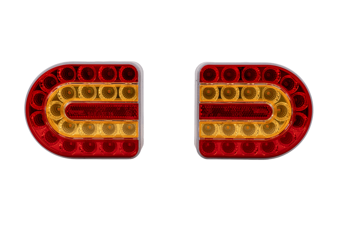 SPAREX CONNIX S.130977 LED-baklys 4 funksjoner venstre+høyre, trådløs, magnetisk