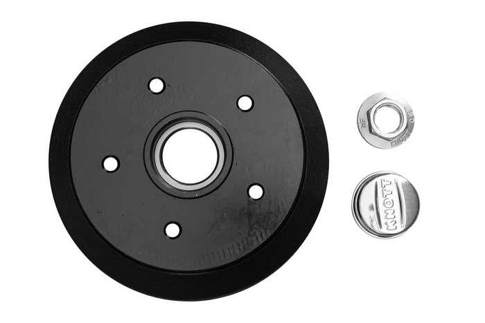 Bremsetrommel med lager KNOTT 200x50 5x112 10"