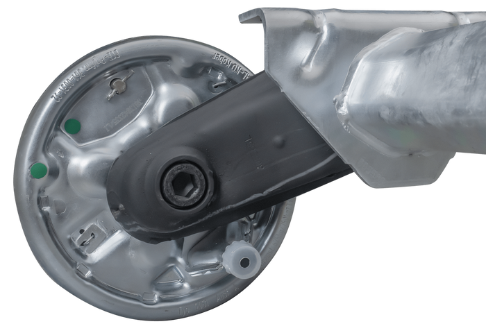 AL-KO COMPACT bremseaksel for tilhenger / bergingsbil 1000kg 1200mm 1570mm 4x100