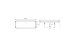 TruckLED L1871 LED NEON DYNAMIC baklykt 6 funksjoner venstre