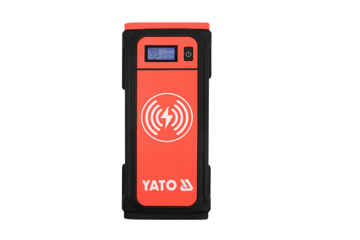 YATO YT-83085 starthjelp powerbank 16000mAh med induktiv lading