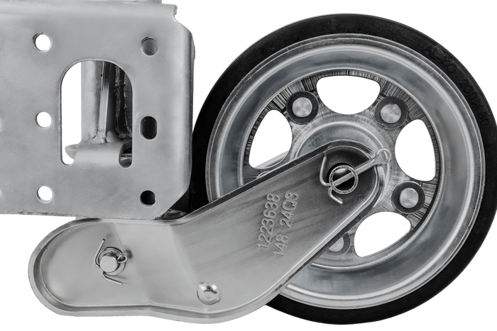 AL-KO 1223638 automatisk støttehjul med håndtak 500 kg 60 mm 1010-1350 mm