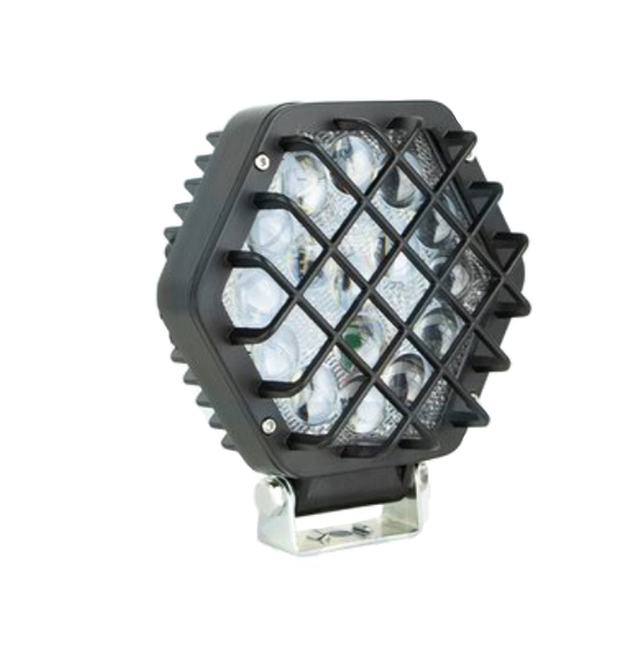 Arbeidslampe med metalldeksel 16 LED 48W