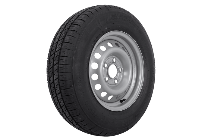 Forsterket hjul for tilhenger KENDA DEKK 185/80 R14C 104/102N KENDA FELG 5.5Jx14"H2 5x112 ET:30
