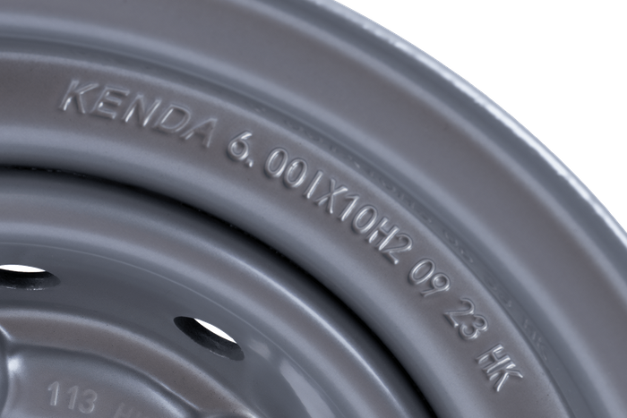 Stålfelg KENDA henger 6Ix10"H2 5x112 ET:-4