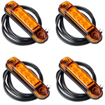 Sett med fire HORPOL LD 2328 LED universelle slanke markeringslamper