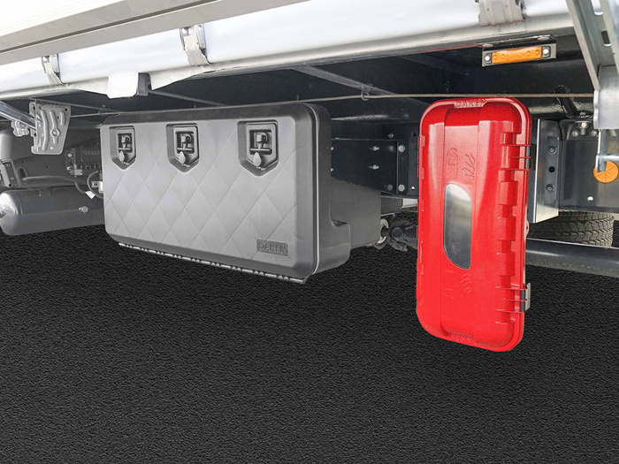 Brannslukningsboks 6kg DAKEN 82500 STRIKE 600x287x220mm rød