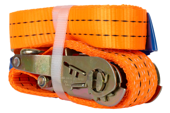 UNITRAILER 3m/35mm/2t oransje transportbånd med strammer
