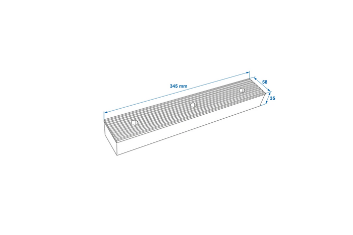 ProPlus 345486 gummistøtfanger/skjerm for 345 mm båthenger