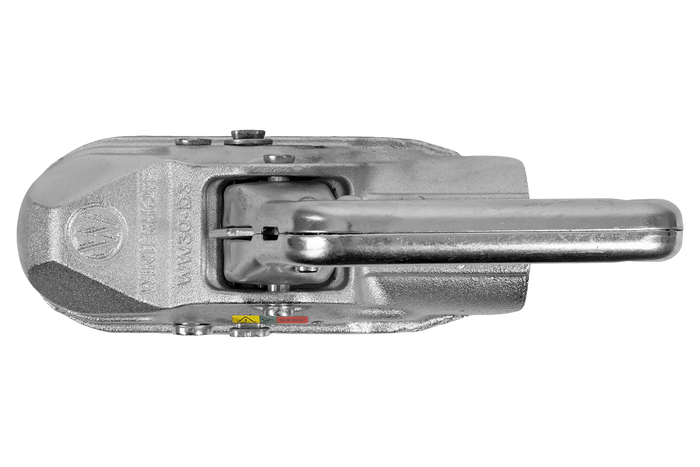 WINTERHOFF WW 30-D3-K1212 kulekobling for 3000 kg tilhenger med 50-51 mm rørdrag, støpejern