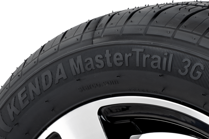 Forsterket tilhengerhjul DEKK KENDA 195/50 R13C 104/102N ALU FELG STARCO polert 6Jx13"H2 5x112 ET:30