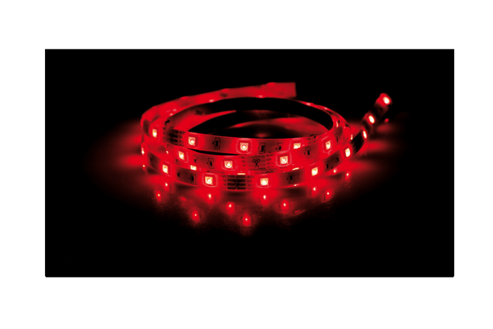 RGB LED-stripe med selvklebende tape LAMPE 12/24V 200 cm