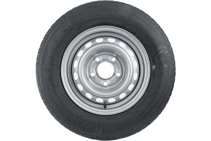 Forsterket hjul for tilhenger KENDA DEKK 165/80 R13C 96/94N KENDA FELG 4.5Jx13"H2 5x112 ET:30