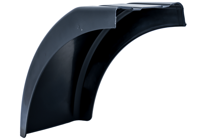 Halvskjerm for tilhenger DOMAR DR1012202 hjulbue 384/200mm venstre