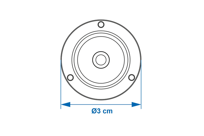 ProPlus 341217 rundt vater, diameter 3 cm