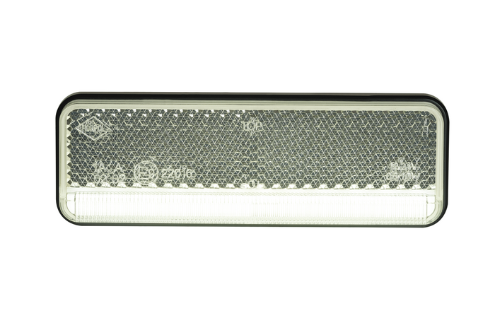 HORPOL LD 2434 LED-markeringslampe, universal, hvit, SLIM