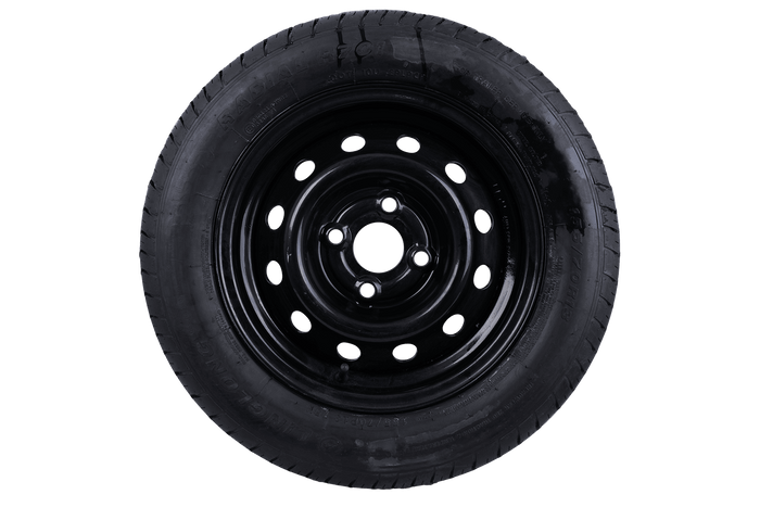 OUTLET Tilhengerhjul DEKK LINGLONG 155/70 R13 75N FELG UNITRAILER svart 4Jx13" 4x100 ET:30