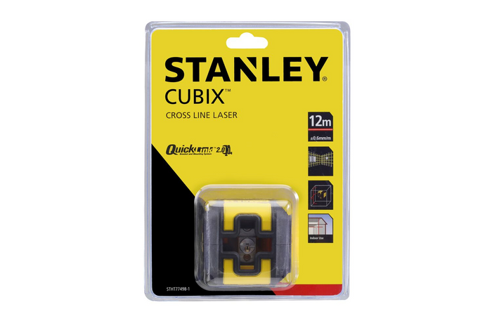 STANLEY CUBIX STHT77498-1 Krysslinjelaser - Rød