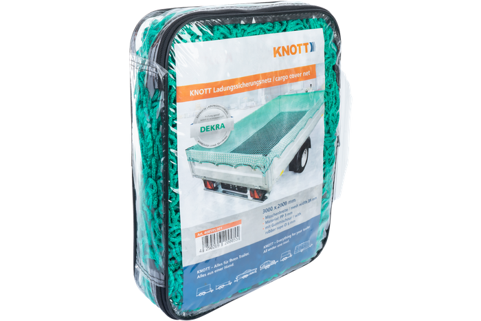 Sikkerhetsnett med KNOTT 2000x3000 gummi