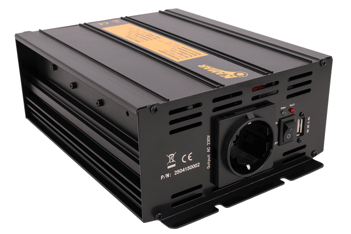 Spenningsomformer 12V/230V (1000/2000W) KAMAR E1926
